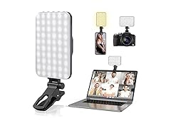 Anautin Selfie Light, 60 LED 2200mAh Rechargeable Cell Phone Fill Light