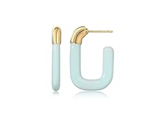 POSUR Rectangle 14K Gold Dangle Earrings