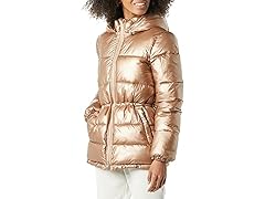 Amazon Essentials Womens Quilted Hooded Puffer