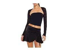 Forever 21 Women (XS) Sheer Lace Sweater
