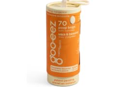 GOO EEZ Compact Eco-Friendly Poop Bag w Dispenser Tangerine