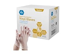 MedPride Powder-Free Vinyl Exam Gloves Large 1000ct