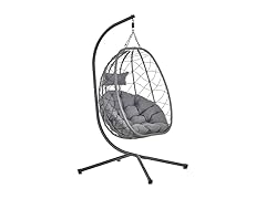 Leisuremod Summit Egg Swing Chair
