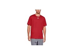 Under Armour Tee, Red Metallic (L)