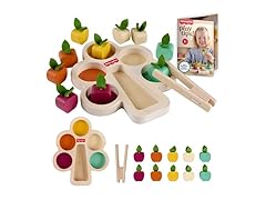 Fisher-Price Wood Montessori Toy Sorting Tree