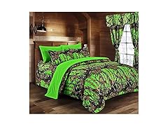 The Woods Biohazard Green Bed Skirt