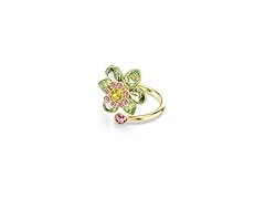 Swarovski Idyllia Flower Open Ring Grn