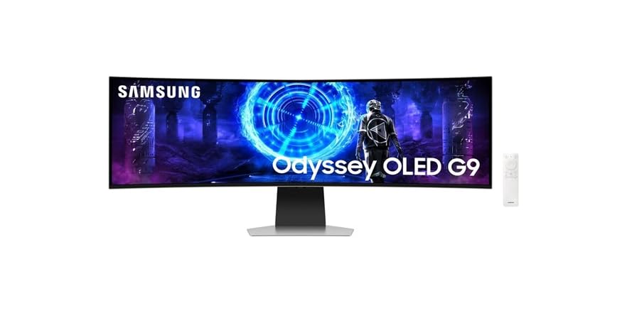 (NEW) Samsung 49" Odyssey G9 Curved Gaming Monitor (Open Box)