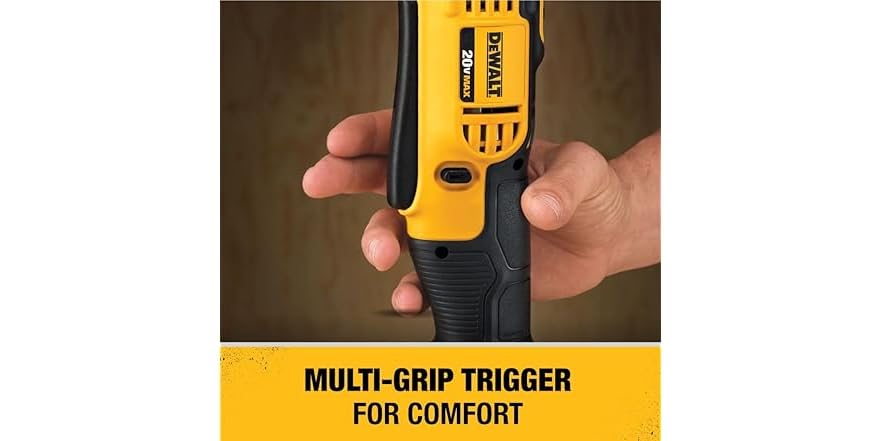 DEWALT DCD740B 20V MAX Li-Ion Right Angle Drill