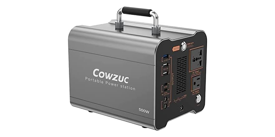 Cowzuc 500W Portable Power Station