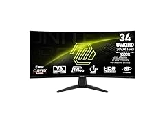 MSI 34" UWQHD Curved Monitor | MAG 346CQ