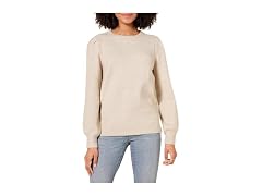 Amazon Essentials Women Soft Touch Pleated Sweater