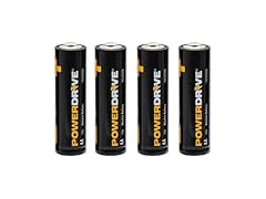 PowerDrive AA Batteries 4pk