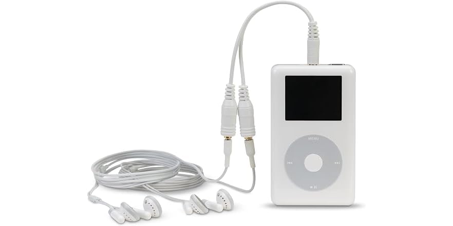 Belkin AUX Audio Cable Splitter, 3.5mm, White