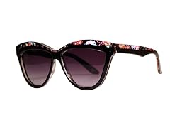 Kensie Mika Sunglass, Black/Floral