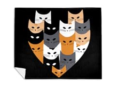 Cats = Happiness Mink Fleece Blanket