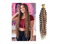 Highlight Deep Wave Bulk Human Hair