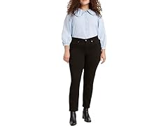 Levi's Womens (32) Classic Straight Jeans Soft Black