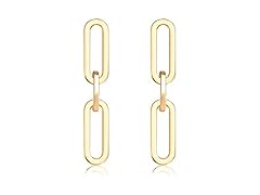 ISALOE Link Chain Drop Earrings Chunky 