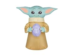 National Tree Company 18 inch Easter Inflatables Baby Yoda