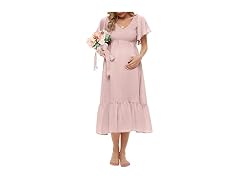 KIM S Women (XL) Maternity Dress Maternity Dress