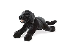 Folkmanis Black Labrador Puppy Puppet