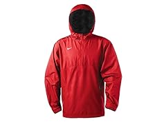 1/4 Zip Hooded Jacket -Scarlet (2XL,3XL)