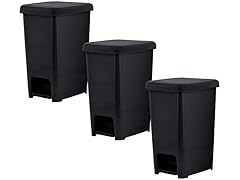 Superio Slim Trash Can with Foot Pedal – 2.5 Gallon 