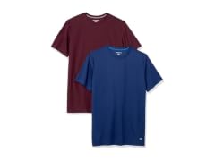 Amazon Essentials Men (XS) 2-pack T-shirt Burgundy