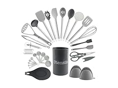 COOK WITH COLOR 38Pc Silicone Utensils