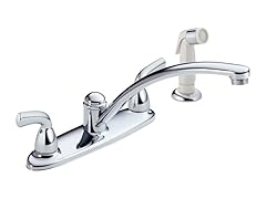 Two Handle Kitchen Faucet, Chrome