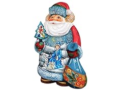 G. Debrekht Snowmaiden Scene Santa