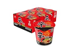 6PK Nongshim Shin Ramyun Cup of Noodles, Spicy