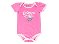 Pink Dr. Seuss Bodysuit 3M-24M