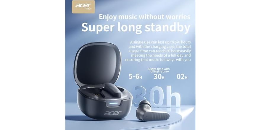 Acer Wireless Earbuds Bluetooth