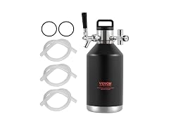 VEVOR Beer Growler Tap System, 128Oz 4L