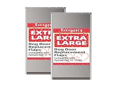 2PACK Large Dog Door Replacement Flap