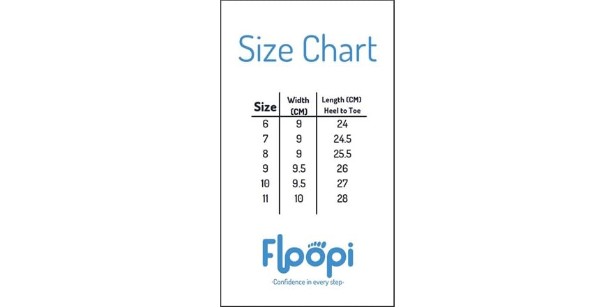 Floopi Size Chart Womens Charlotte Yoga Mat Flip Flop
