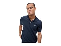 GAP Men's Blue/Multi 2-Pack Logo Polo (L)