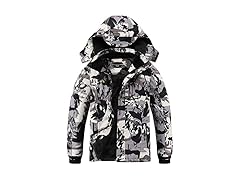 OHSNMAKSL Boy's Waterproof Ski Jacket