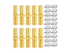 TAISHER 2 Pieces Brass Hose Barb Reducer