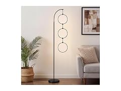 Bairth Black 3-Light LED Floor Lamp