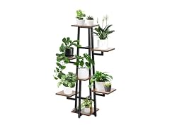 ZIXNEXKOO 8-Tiered Metal Plant Shelf