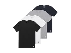 Hurley Men's 4-Pack SS Crew Neck Tee