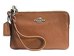 Coach Crossgrain Corner Zip Wristlet