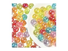 LiQunSweet 110 Pcs 20mm Bubblegum Beads Acrylic Beads