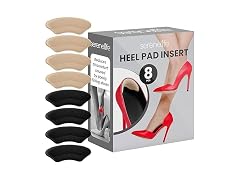 Serenelife Shoe Insert Heel Pads 4 Pairs of Shoe