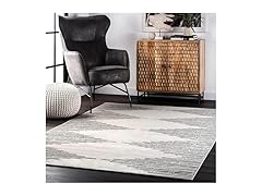 Nuloom Romina Black/Ivory Rug, 5' x 8'