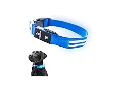 Tractive LED Light Up Dog Collar USB Rechargeable