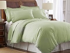 500 TC 100% Cotton Damask Bedding Sets